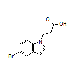 3-(5-溴-1-吲哚基)丙酸
