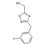 [3-(3-氟苄基)-1,2,4-噁二唑-5-基]甲醇