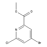 4-溴-6-氯吡啶-2-甲酸甲酯