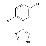 4-(5-氯-2-甲氧基苯基)-1H-1,2,3-三唑