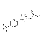 2-[2-[4-(三氟甲基)苯基]噻唑-4-基]乙酸