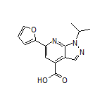 6-(2-呋喃基)-1-异丙基吡唑并[3,4-b]吡啶-4-甲酸