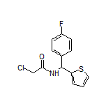 2-氯-N-[(4-氟苯基)(噻吩-2-基)甲基]乙酰胺