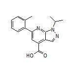 1-异丙基-6-(邻甲苯基)-1H-吡唑并[3,4-b]吡啶-4-甲酸