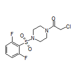 2-氯-1-[4-[(2,6-二氟苯基)磺酰基]-1-哌嗪基]乙酮
