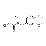 2-氯-N-[(2,3-二氢苯并[b][1,4]二噁英-6-基)甲基]-N-乙基乙酰胺