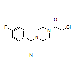 2-[4-(2-氯乙酰基)-1-哌嗪基]-2-(4-氟苯基)乙腈