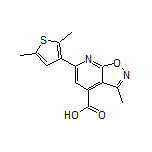 6-(2,5-二甲基-3-噻吩基)-3-甲基异噁唑并[5,4-b]吡啶-4-甲酸