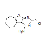 4-氨基-2-(氯甲基)-6,7,8,9-四氢-5H-环庚并[4,5]噻吩并[2,3-d]嘧啶