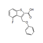4-氟-3-(苯氧基甲基)苯并噻吩-2-甲酸