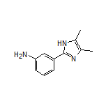 3-(4,5-二甲基-1H-咪唑-2-基)苯胺
