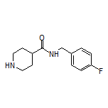 N-(4-氟苄基)哌啶-4-甲酰胺