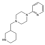1-(3-哌啶基甲基)-4-(2-吡啶基)哌嗪