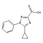 5-环丙基-1-苯基-1H-1,2,4-三唑-3-甲酸