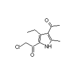 1-(4-乙酰基-3-乙基-5-甲基-2-吡咯基)-2-氯乙酮