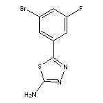 5-(3-溴-5-氟苯基)-1,3,4-噻二唑-2-胺