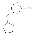 2-氨基-5-(环戊基甲基)-1,3,4-噻二唑