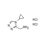 (4-环丙基-4H-1,2,4-三唑-3-基)甲胺二盐酸盐