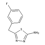 2-氨基-5-(3-氟苄基)-1,3,4-噻二唑