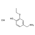 4-(氨甲基)-2-乙氧基苯酚盐酸盐