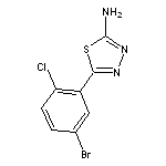 5-(5-溴-2-氯苯基)-1,3,4-噻二唑-2-胺