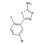 5-(5-溴-2-氟苯基)-1,3,4-噻二唑-2-胺