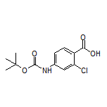 4-(Boc-氨基)-2-氯苯甲酸
