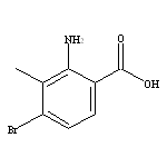 2-氨基-4-溴-3-甲基苯甲酸