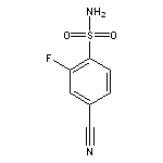 4-氰基-2-氟苯磺酰胺