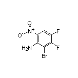 2-溴-3,4-二氟-6-硝基苯胺