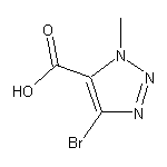 4-溴-1-甲基-1H-1,2,3-三唑-5-甲酸