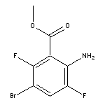 2-氨基-5-溴-3,6-二氟苯甲酸甲酯
