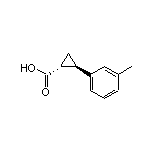 (1R,2R)-2-(间甲苯基)环丙烷甲酸