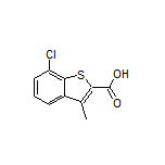 7-氯-3-甲基苯并噻吩-2-甲酸