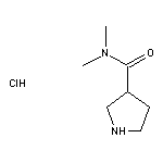 N,N-二甲基吡咯烷-3-甲酰胺盐酸盐