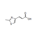 (E)-3-(2-甲基-4-噻唑基)丙烯酸