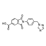 2-[4-[(1H-1,2,4-三唑-1-基)甲基]苯基]-1,3-二氧代异吲哚啉-5-甲酸