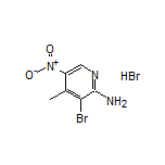 2-氨基-3-溴-4-甲基-5-硝基吡啶氢溴酸盐
