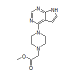 2-[4-(7H-吡咯并[2,3-d]嘧啶-4-基)哌嗪-1-基]乙酸甲酯
