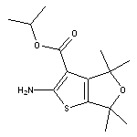 2-氨基-4,4,6,6-四甲基-4,6-二氢噻吩并[2,3-c]呋喃-3-己酸异丙酯