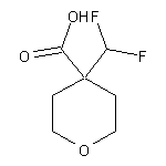 4-(二氟甲基)环氧己烷-4-甲酸