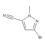 3-溴-1-甲基-1H-吡唑-5-甲腈