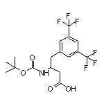 3-(Boc-氨基)-4-(3,5-双三氟甲基苯基)丁酸