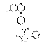 (R)-3-[(R)-2-[顺式-4-(6-氟-4-喹啉基)环己基]丙酰基]-4-苯基-2-噁唑烷酮