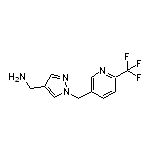 2-三氟甲基-5-[[4-(氨甲基)-1-吡唑基]甲基]吡啶