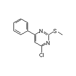 4-氯-2-(甲硫基)-6-苯基嘧啶