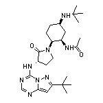 N-[(1R,2S,5R)-2-[(S)-3-[[7-(叔丁基)吡唑并[1,5-a][1,3,5]三嗪-4-基]氨基]-2-氧代-1-吡咯烷基]-5-(叔丁基氨基)环己基]乙酰胺