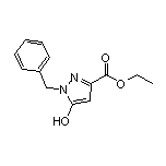 1-苄基-5-羟基-1H-吡唑-3-甲酸乙酯