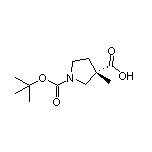 (S)-1-Boc-3-甲基吡咯烷-3-甲酸