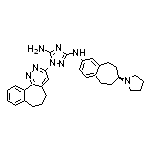 (S)-1-(6,7-二氢-5H-苯并[6,7]环庚并[1,2-c]哒嗪-3-基)-N3-[7-(1-吡咯烷基)-6,7,8,9-四氢-5H-苯并[7]轮烯-2-基]-1H-1,2,4-三唑-3,5-二胺